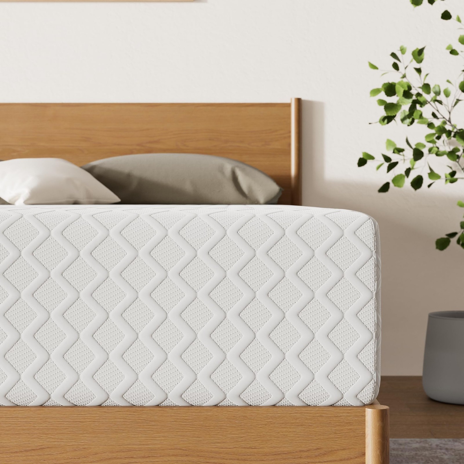 Chime Memory Foam 12″ Twin Mattress with Thick Memory and Support Foam for Pr…