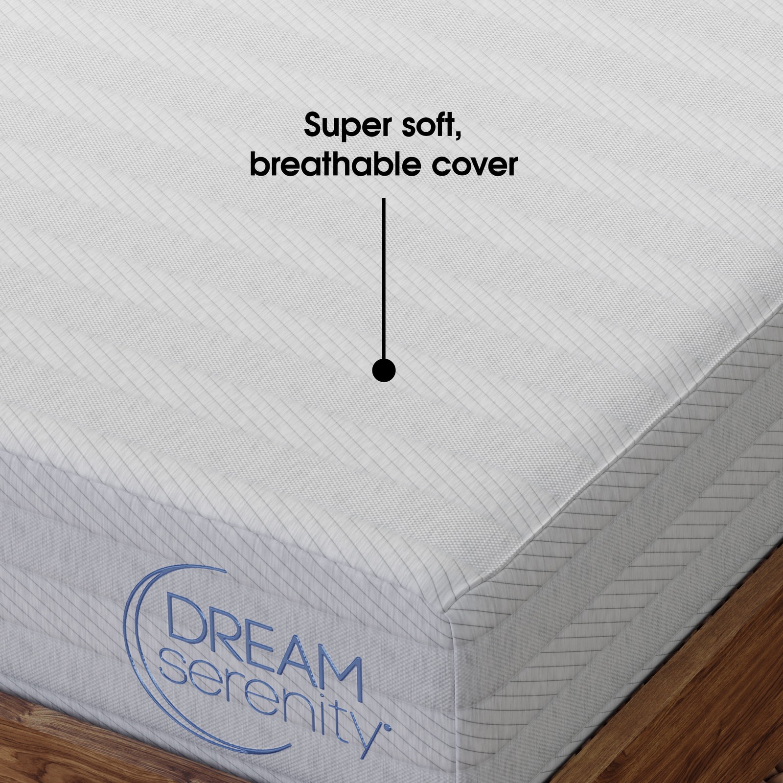 Dream Serenity Restorative 10″ Gel Memory Foam Mattress, Firm, TXL
