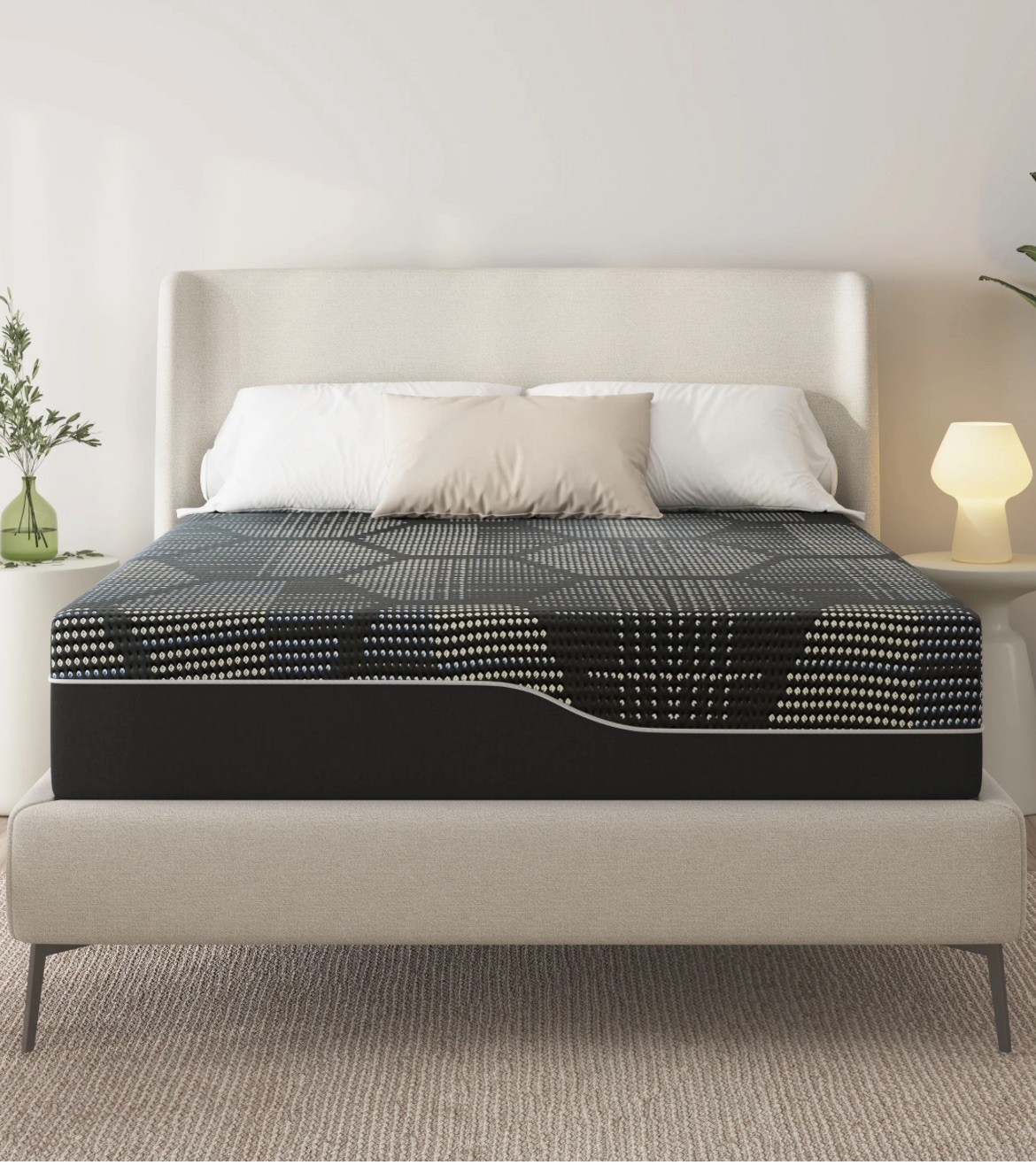 12″ queen memory foam mattress