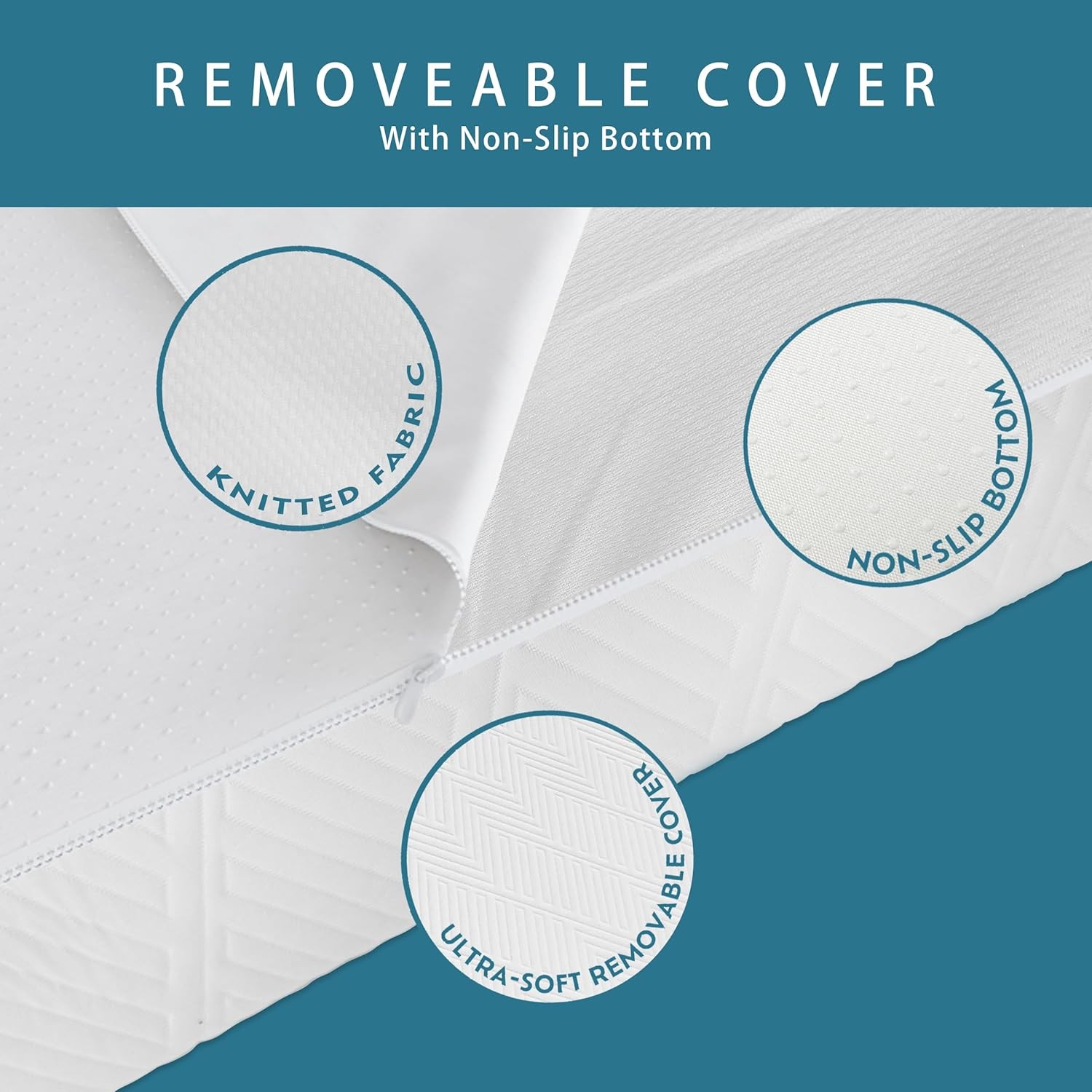 4.5 Inch Memory Foam Sofa Bed Replacement Mattress Queen Size Sleeper