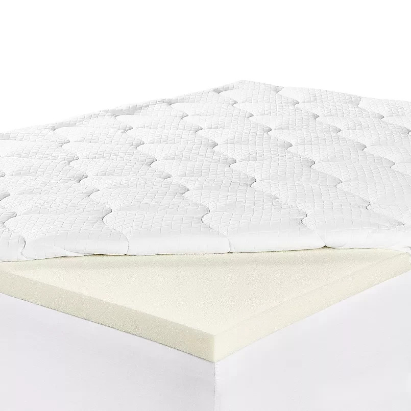 Serta Layered Luxury 4-in D Memory Foam Queen Mattress + Topper 3078778