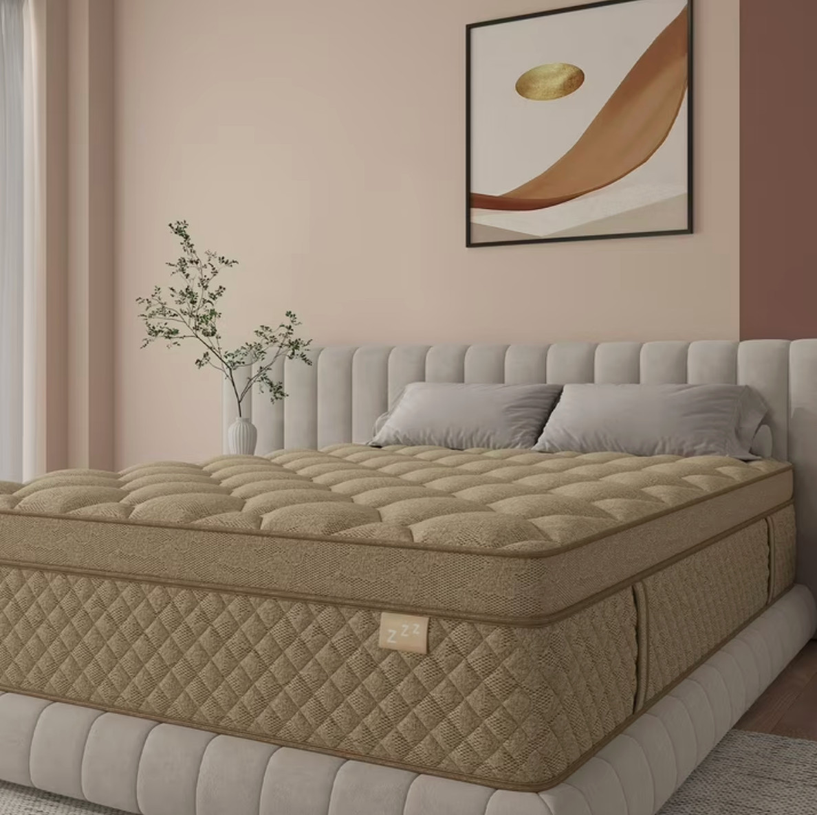 10″ Colchones KING Gel Memory Foam Hibrido Cama King Mattress Hybrid Medium Firm