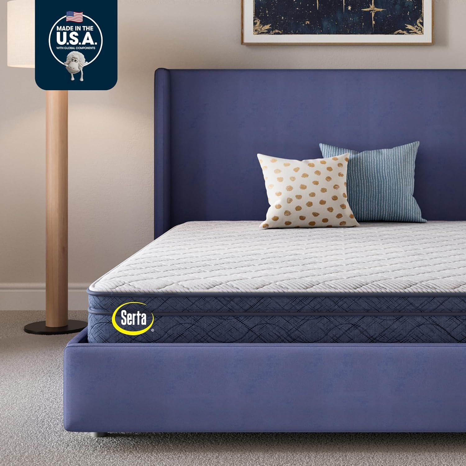 Five Star Mattress Tranquility 8-Inch Medium – Twin – Zoned Lumbar Support
