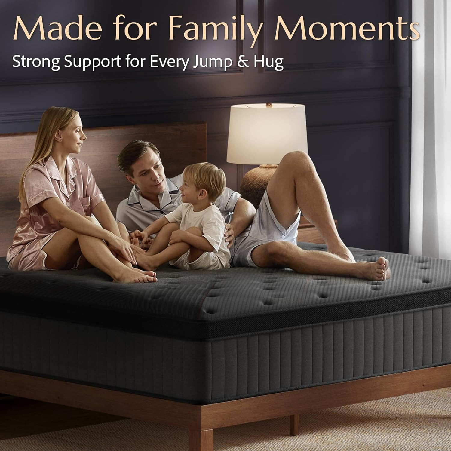 Aura Queen 10″ Dual Cooling Hybrid Mattress with Gel Foam & Breathable Cover