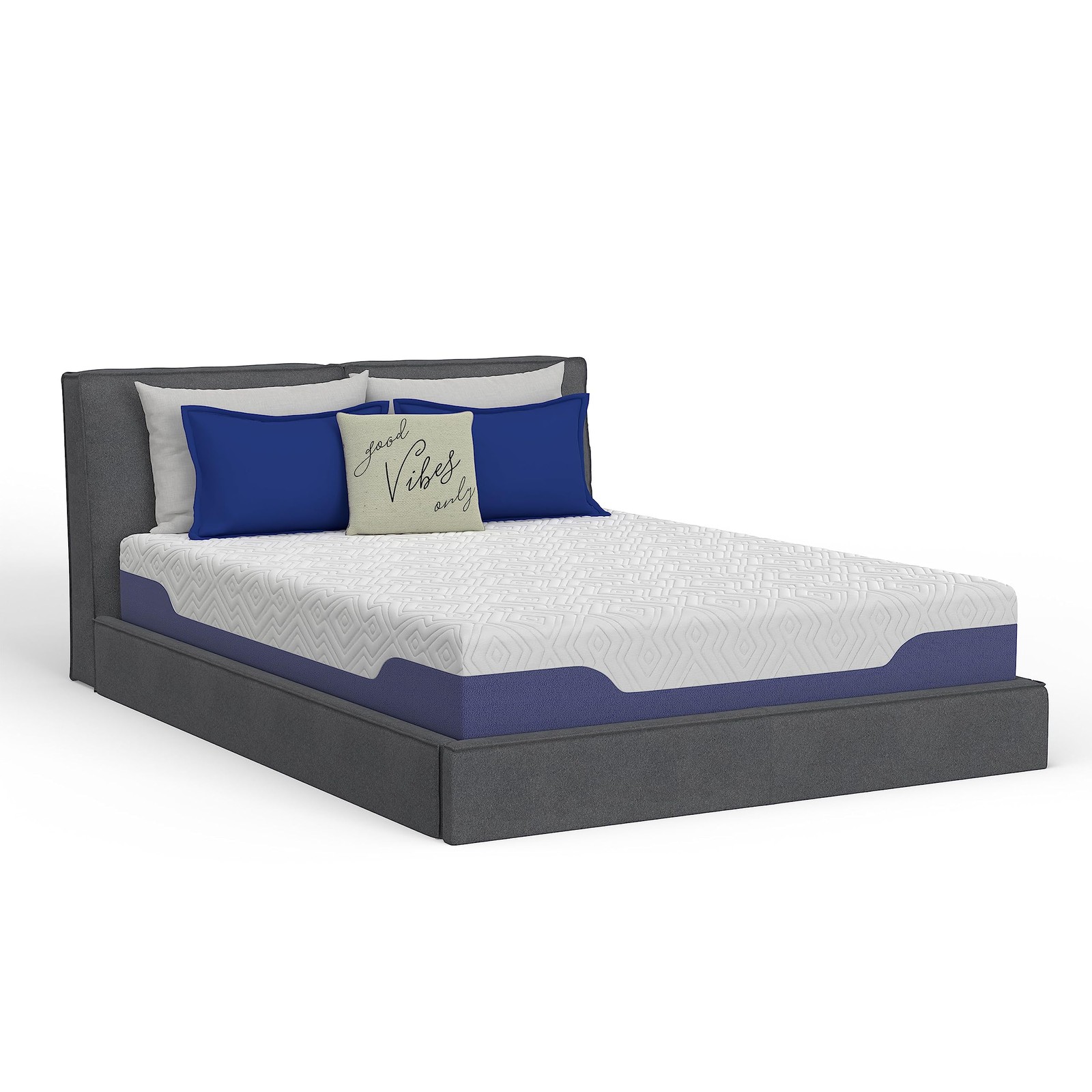 Supreme Cooling Hybrid Mattress, Innerspring and Gel Memory Foam Mattress, Fi…