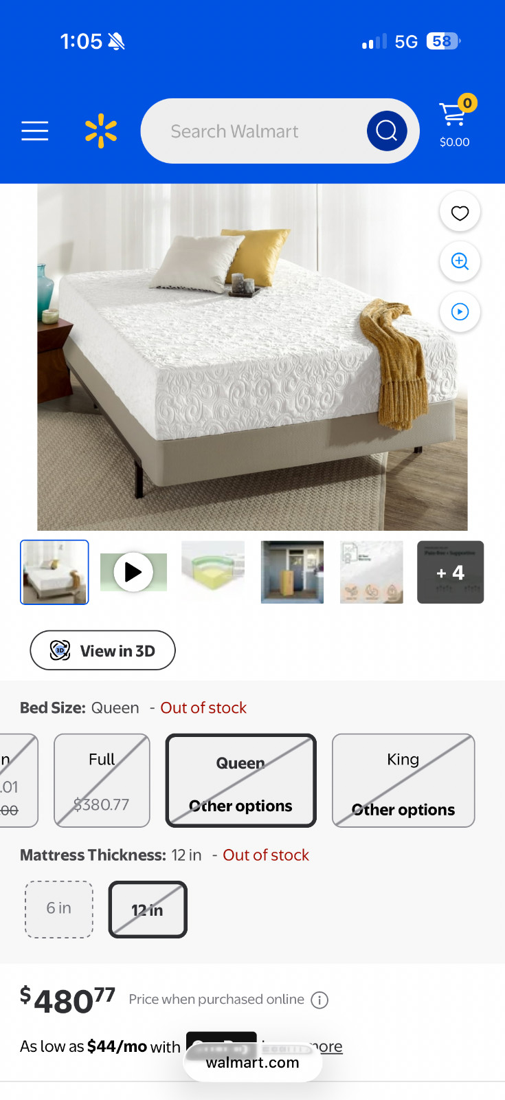 Pre- own mattress spa sensation.