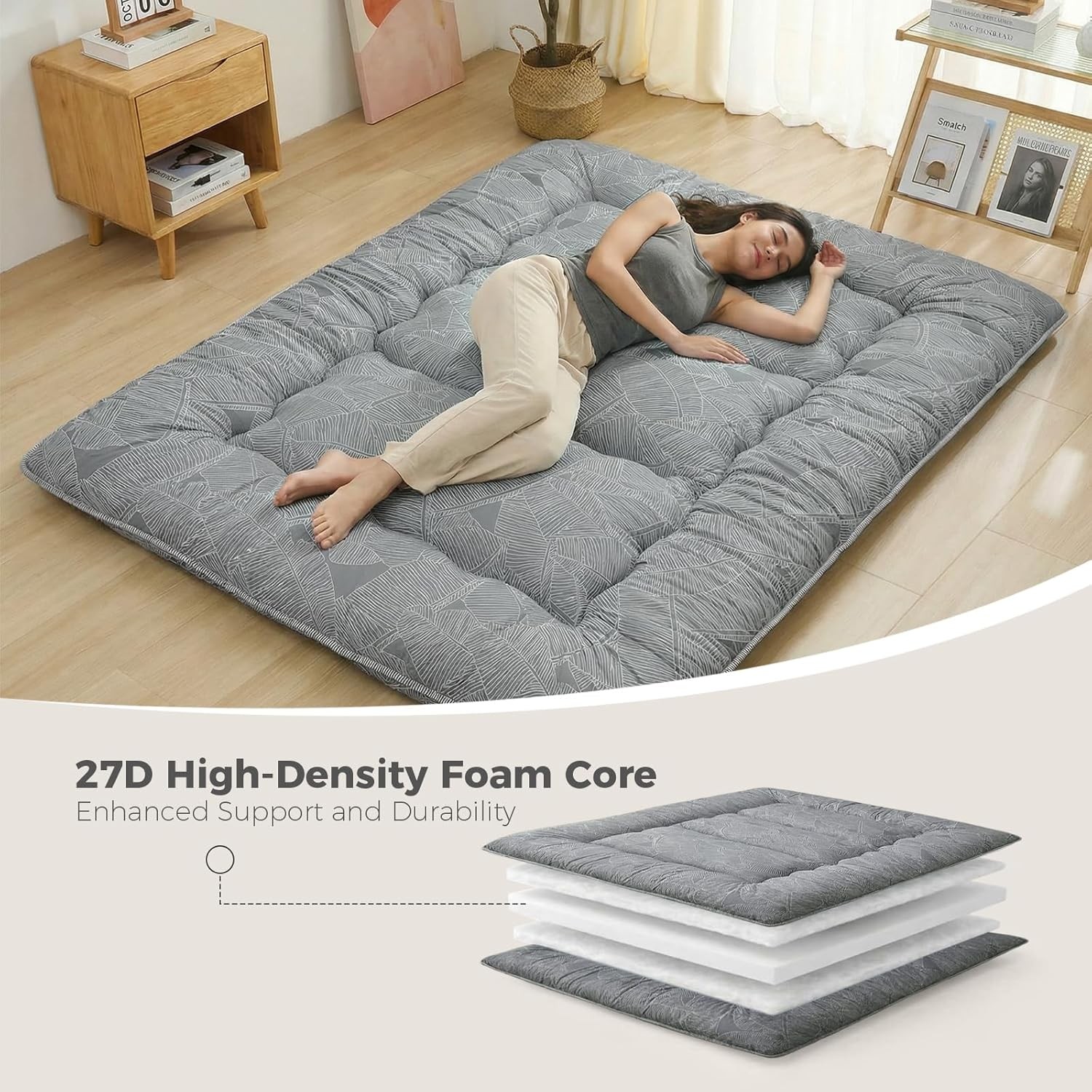 2.5″ Japanese Floor Mattr, Foldable Floor Mattr with