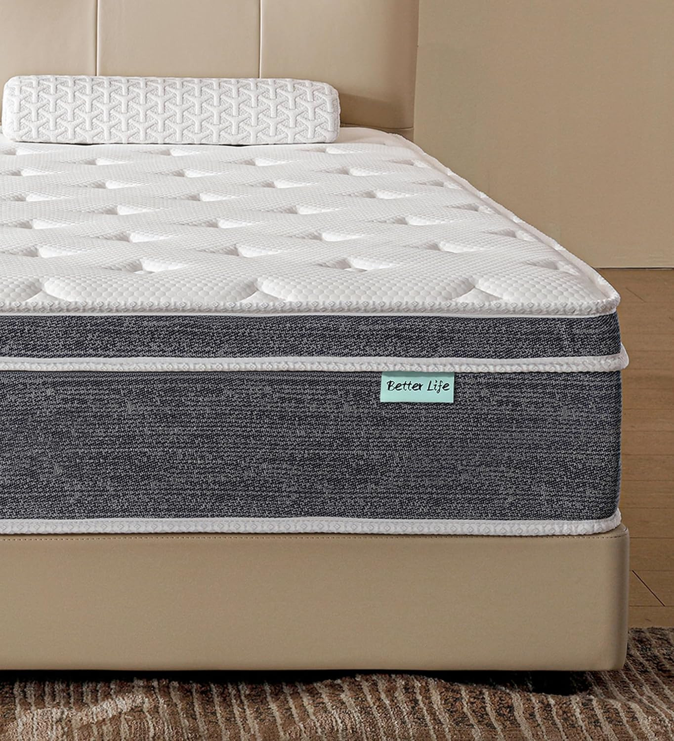 10″ Queen Memory Foam Hybrid Mattress with Pocket Springs for Ultimate Comfort