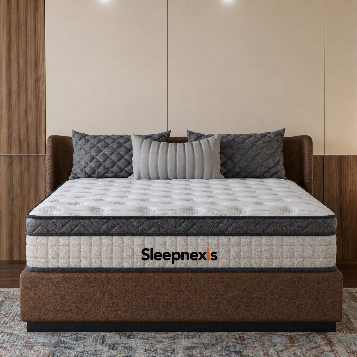 SleepNexis Cooling Hybrid Mattress Medium Firm Pressure Relief Support