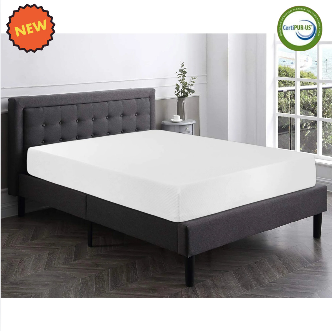 Colchones King Size Espuma 8 Pulgadas Gel Memory Foam 8″ Mattress Medium Firm