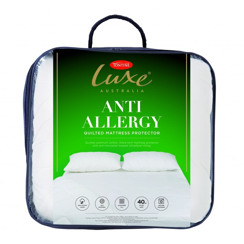 Tontine Luxe Anti-Allergy Quilted Mattress Protector KING|QUEEN|DOUBLE|SINGLE