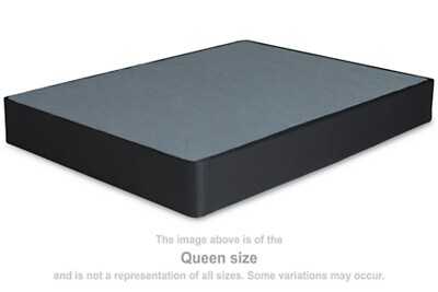 Signature Design by Ashley 10″ Ready to Assemble Metal Foundation, Full, Black