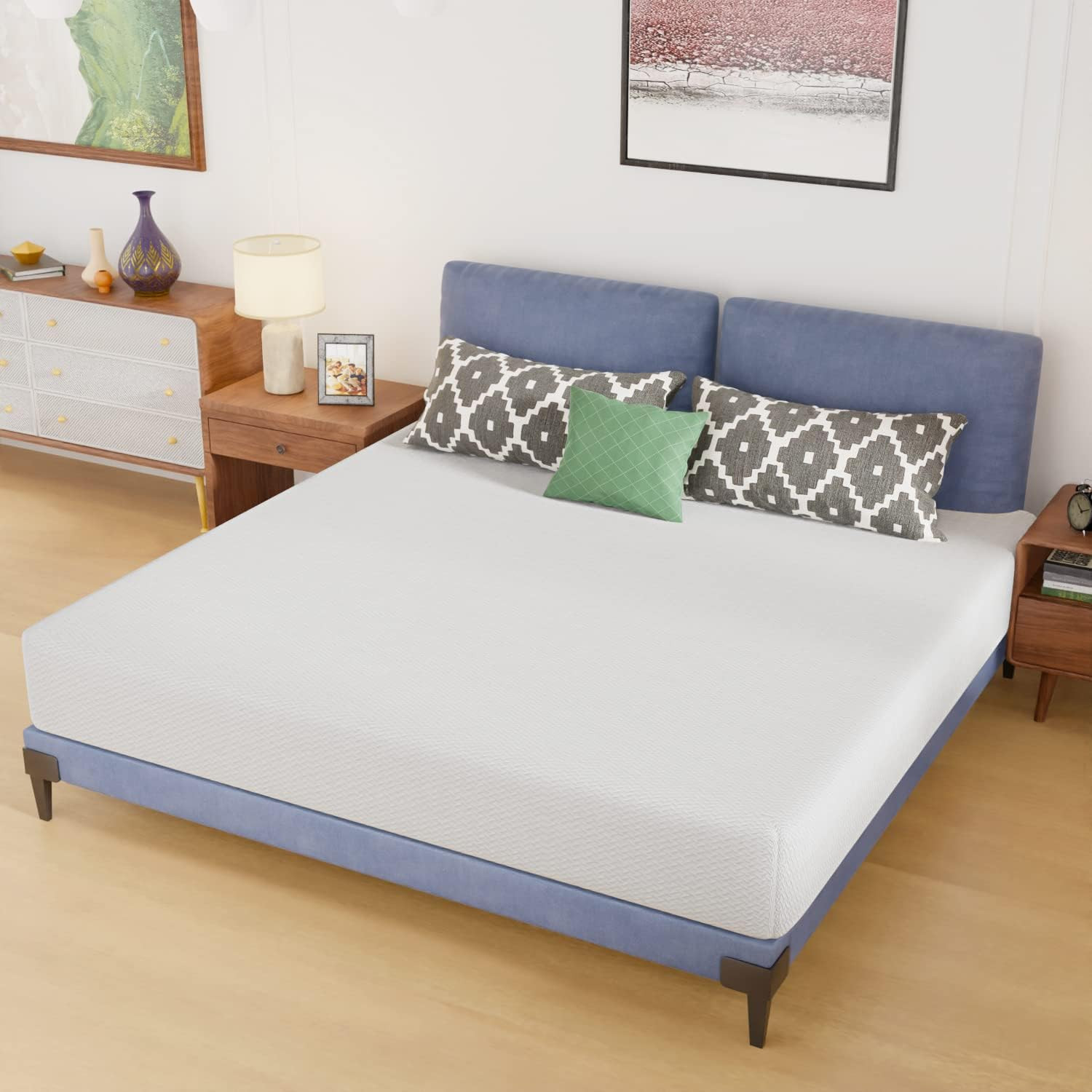 10″ King Foam Mattress – Soft, Comfortable, CertiPUR-US, Removable Cover