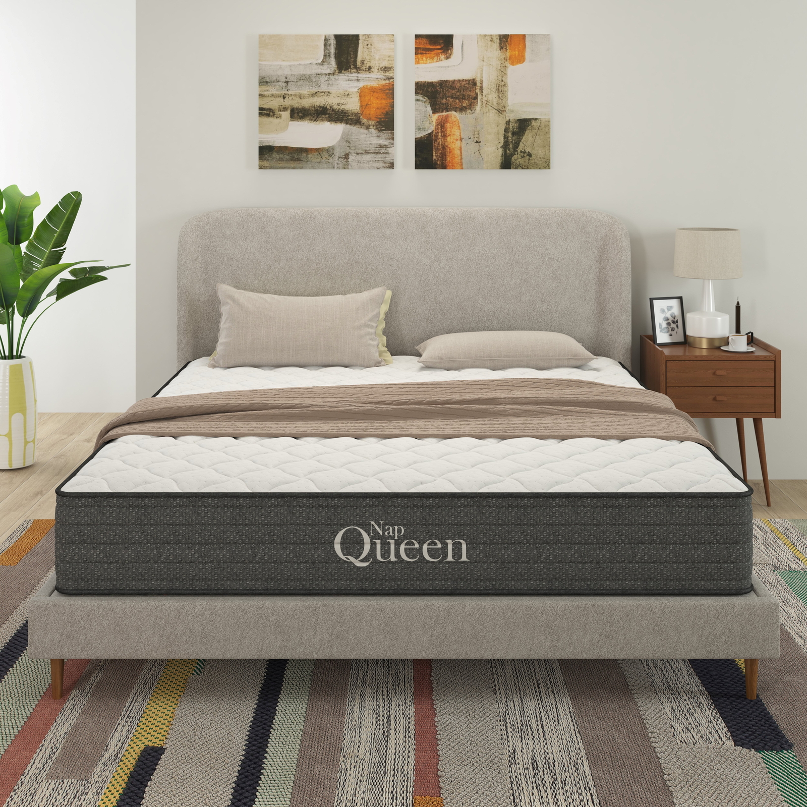 Comfy Victoria 10″ Cooling Gel Hybrid Mattress Queen