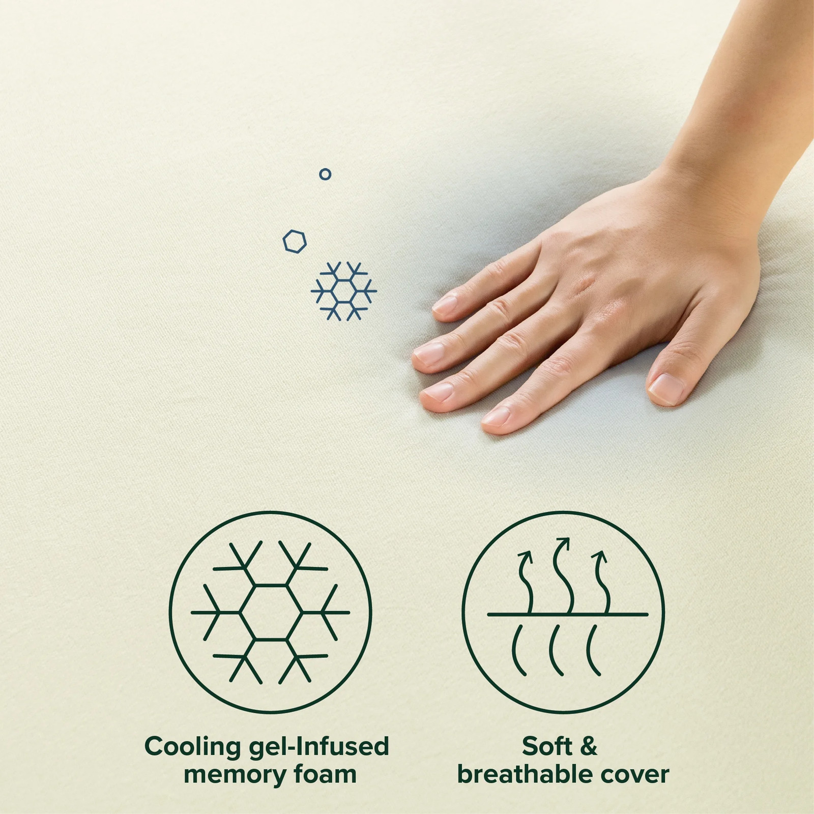 8″ Colchones TWIN Size De Espuma 8 Pulgadas Memory Foam Mattress Cooling Bed NEW