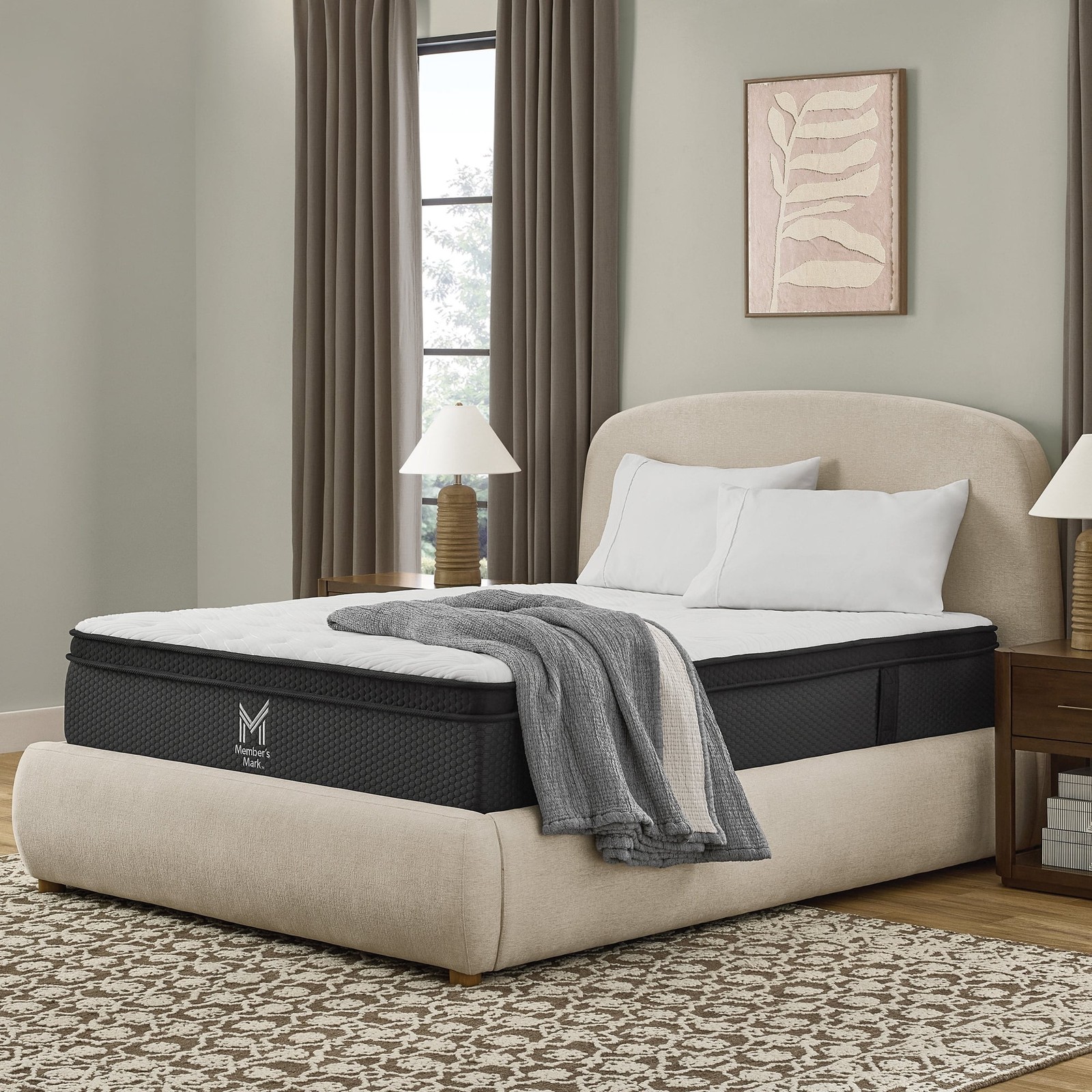 Member’s Mark 13″ Eurotop Hybrid Mattress SAMEDAYSHIP!!