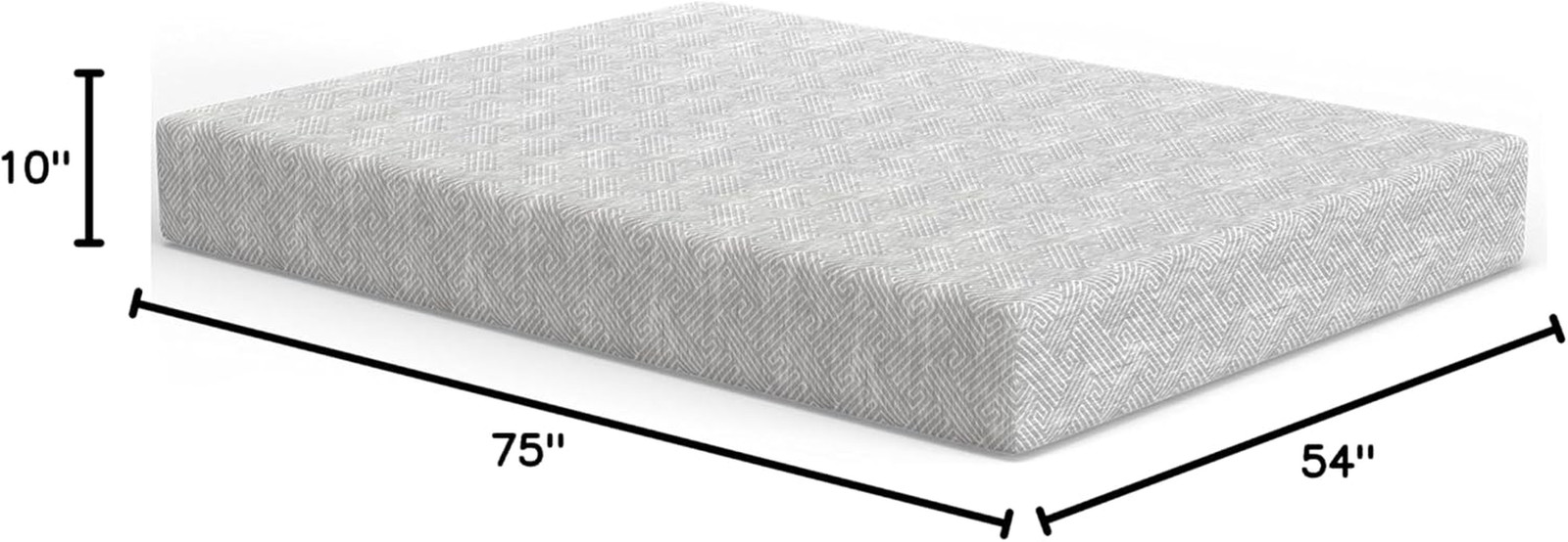 10-Inch Gel Memory Foam Mattress – CertiPUR-US & Oeko-Tex Certified Comfort