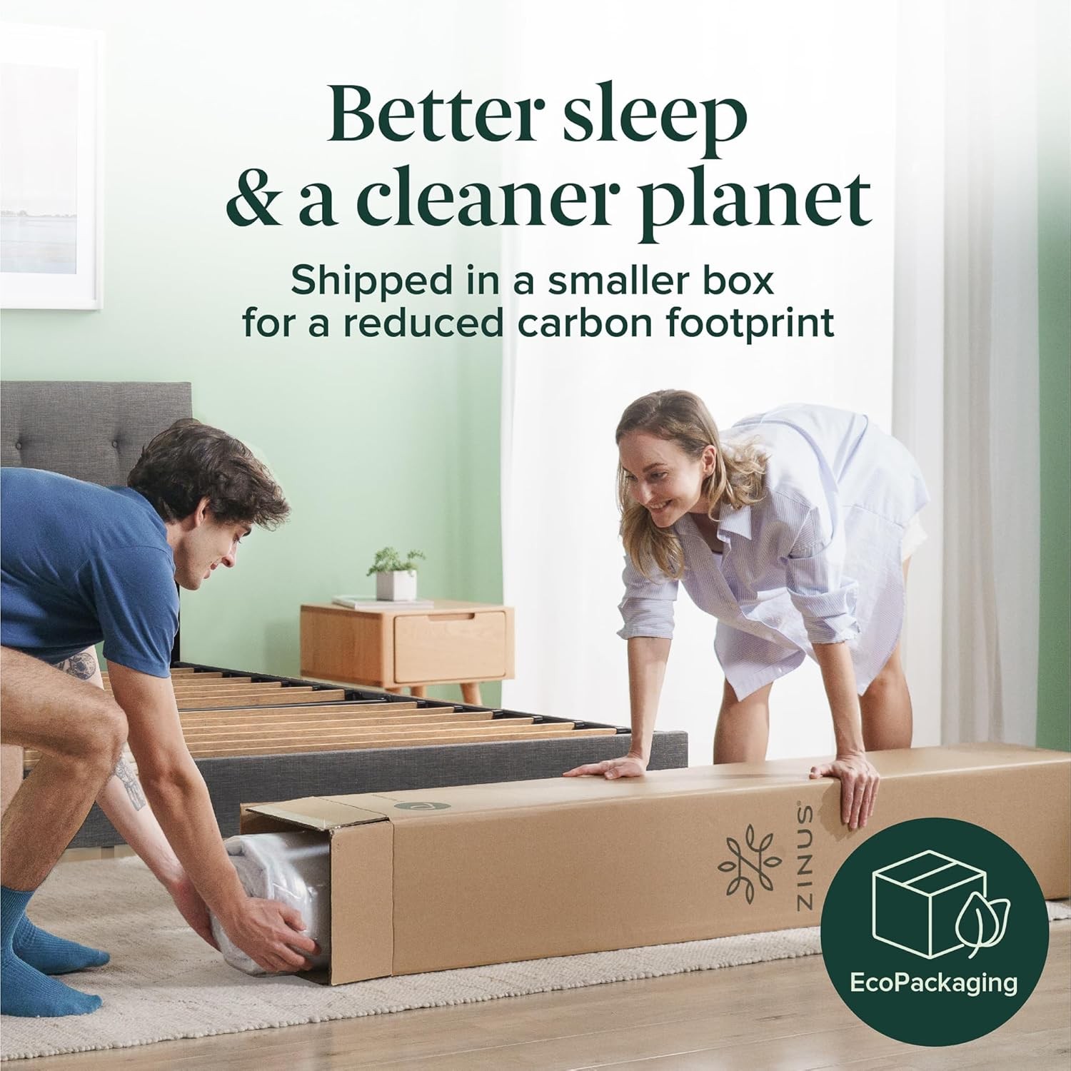 Foam and Spring Hybrid Mattress [New Version], Fiberglass Free