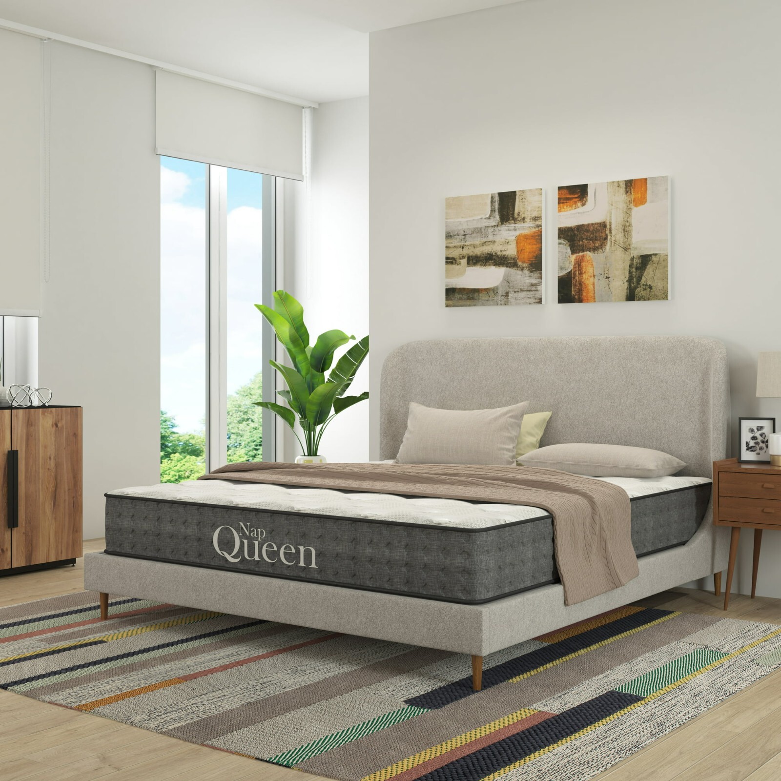 Nap Queen Victoria 10″ Hybrid Mattress, Queen