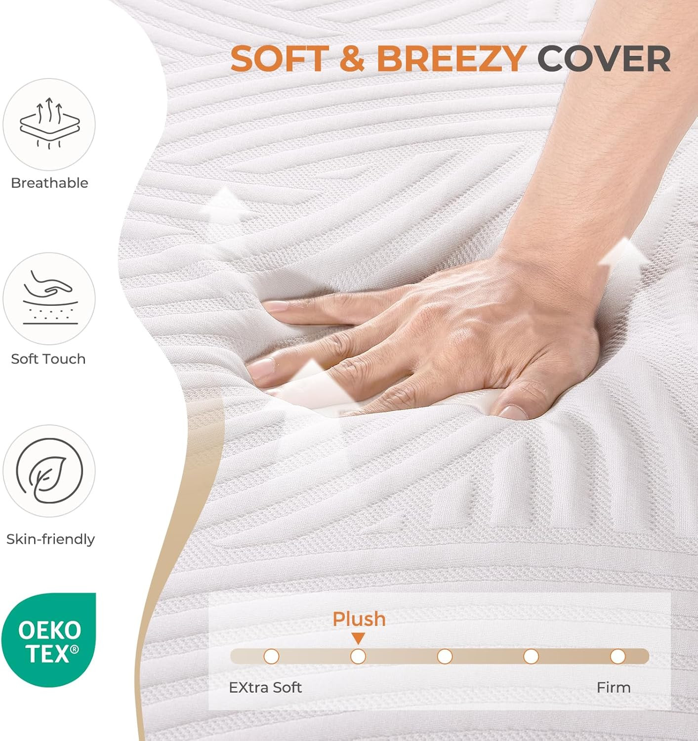 12″ Memory Foam Full Mattress – Pressure Relief & Edge Support, CertiPUR-US Cert