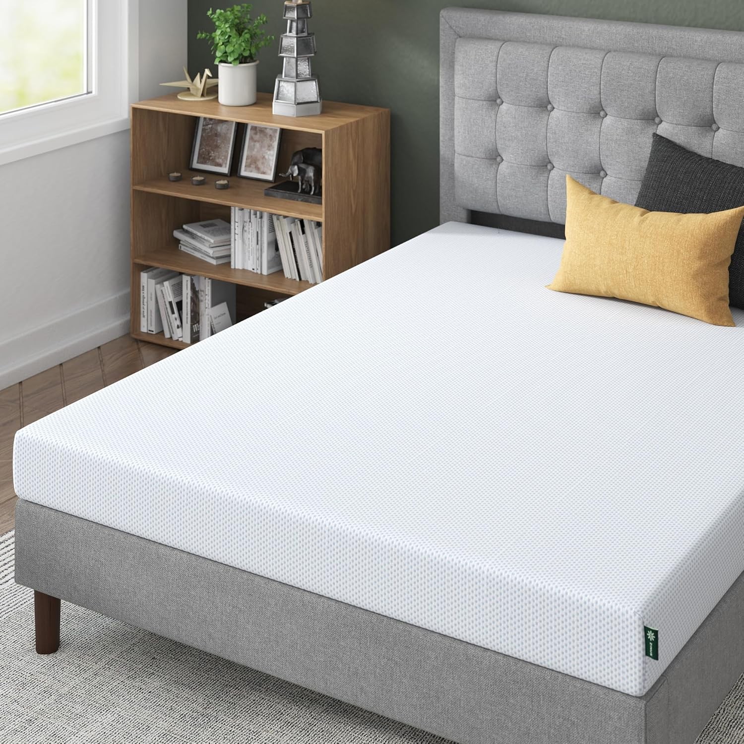 Green Tea Cooling Memory Foam Mattress [New Version], Fiberglass