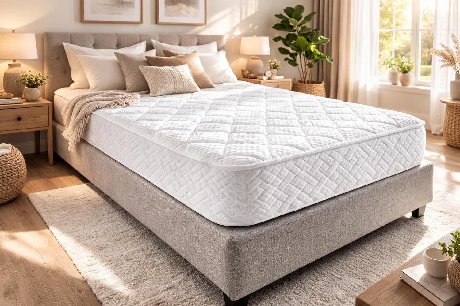 Oliver Smith 10-Inch Luxury Full Memory Foam Mattress Cool Memory Foam with 600