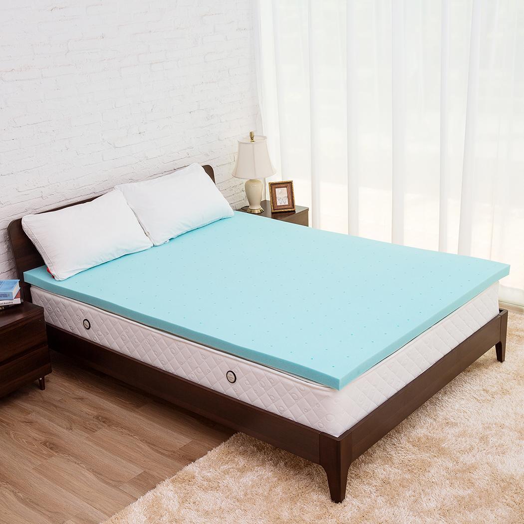 Memory Foam Mattress Topper-2» 3» Gel Infused Ventilated Design Mattress Pad