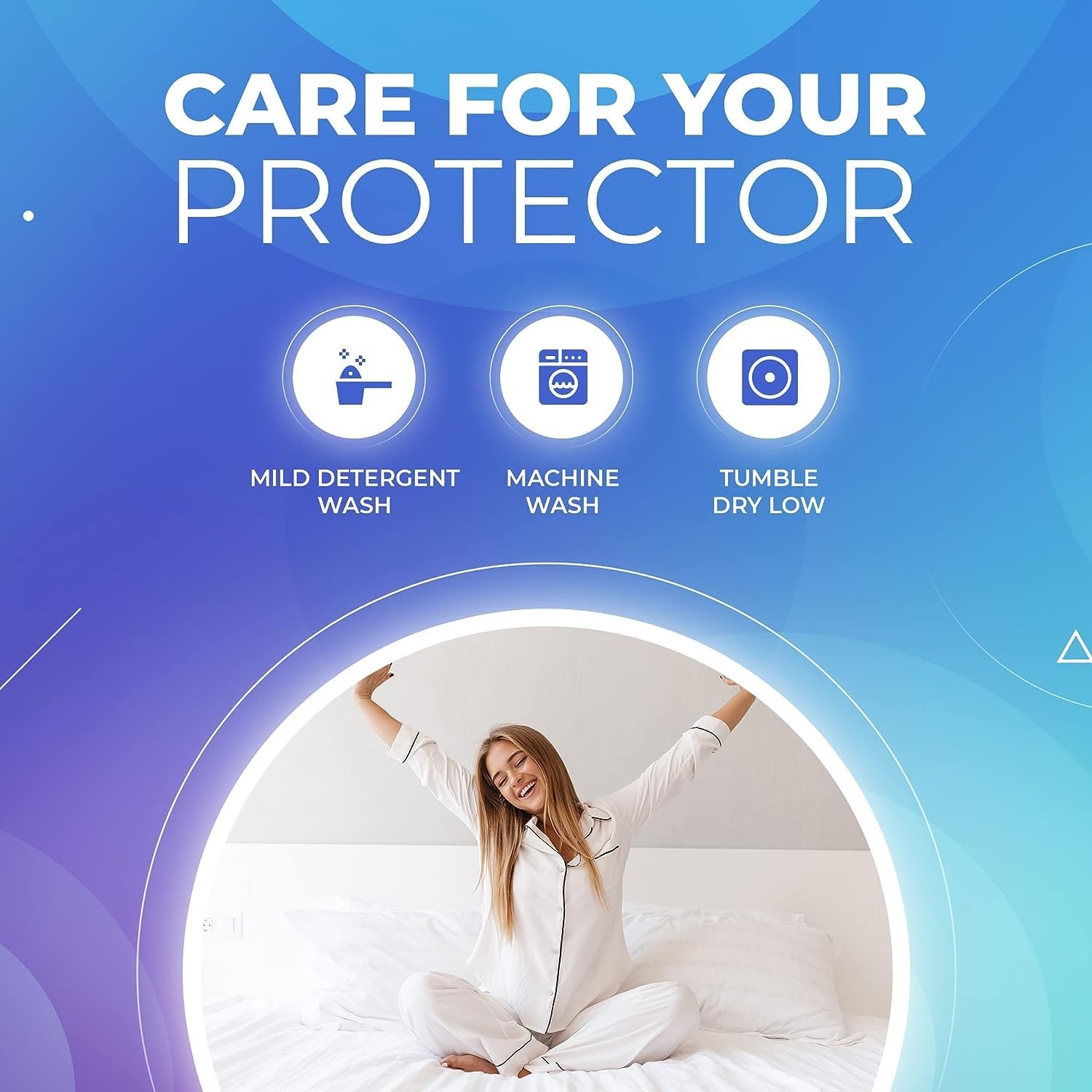 PlushDeluxe Premium 100 Waterproof Mattress Encasement, Breathable Soft Cotto…