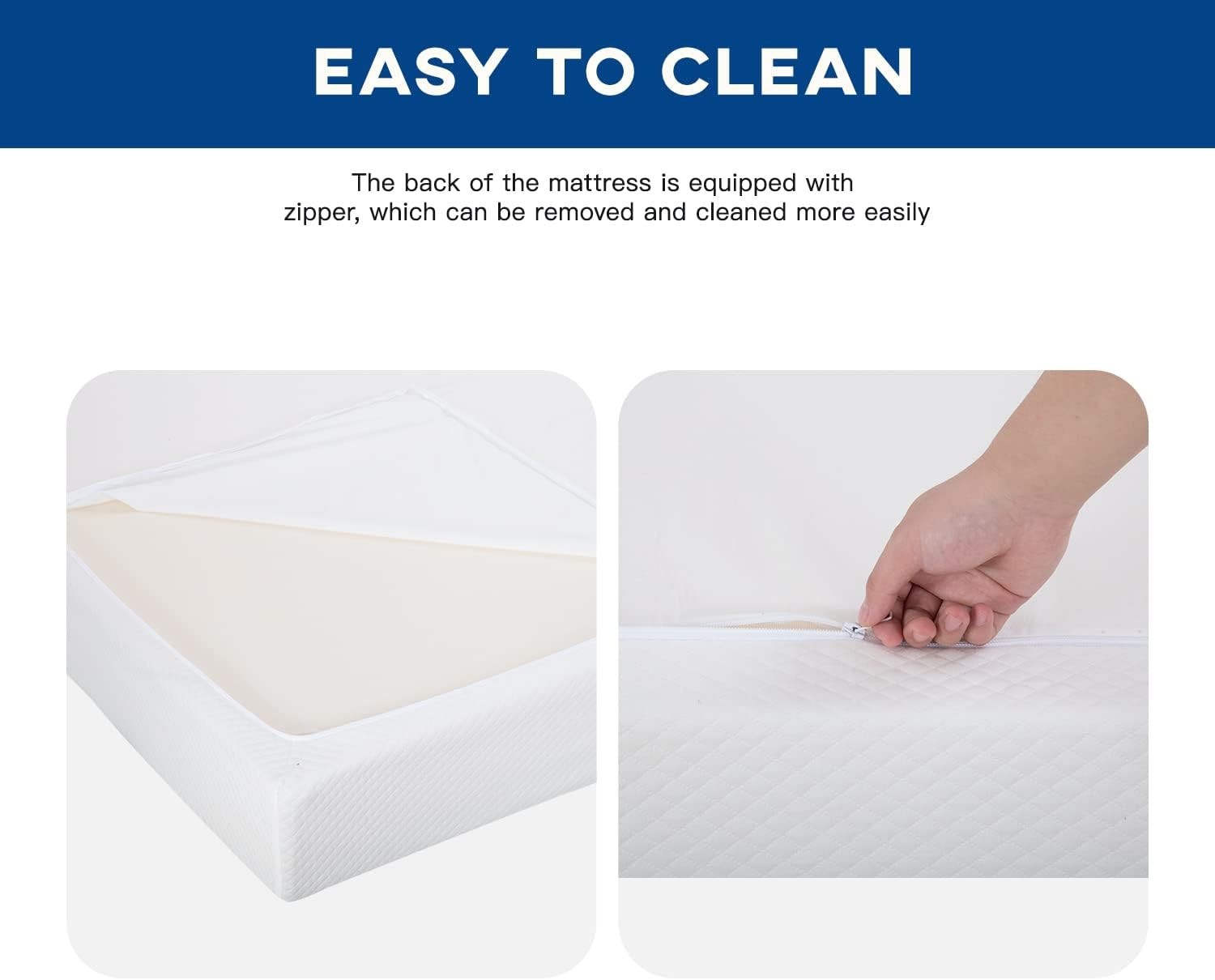 Medium Firm Twin Mattress with Gel Memory Foam – CertiPUR Certified Comfort