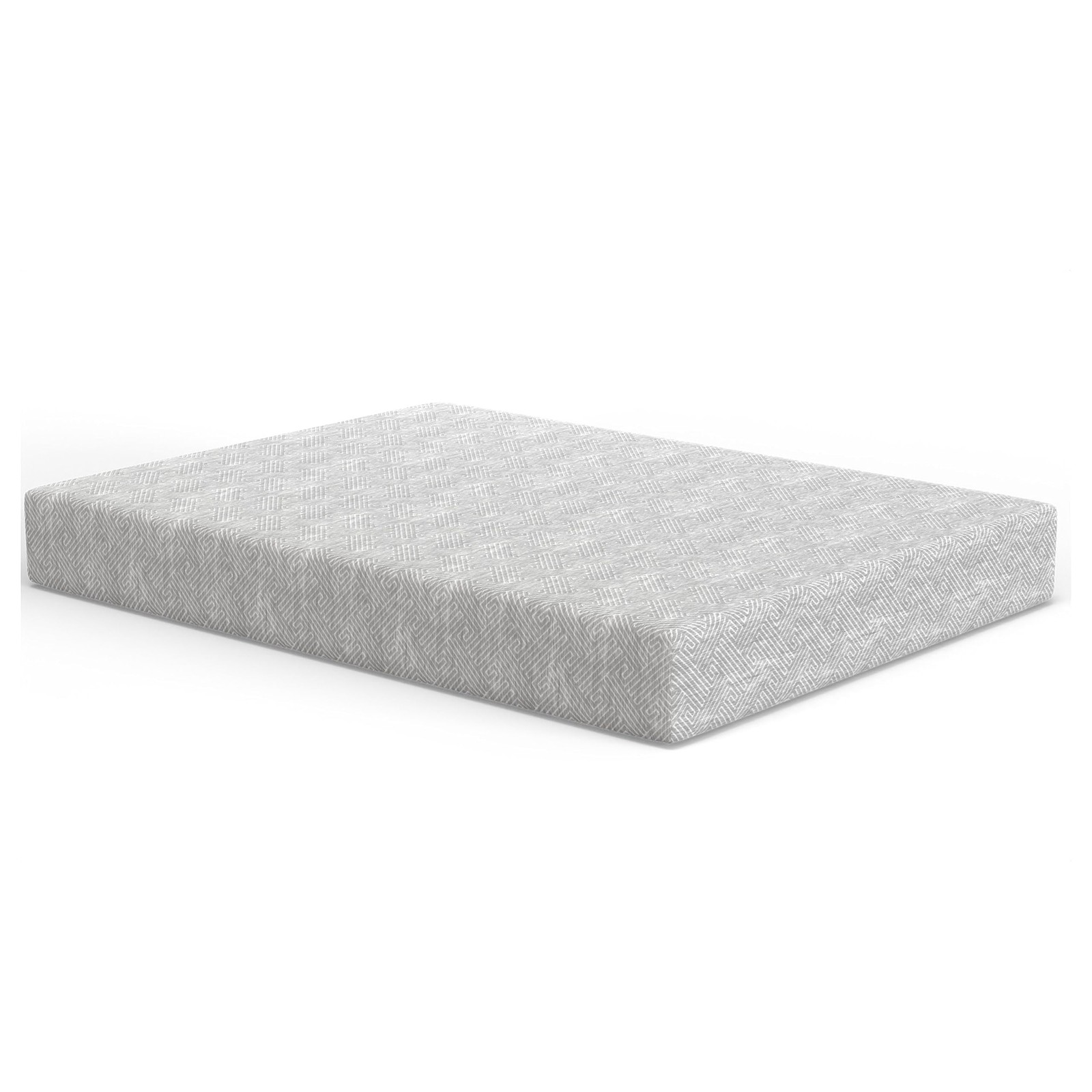Heather Grey Gel Memory Foam Mattress, CertiPUR-US and Oeko-TEX Certifed Bed-…
