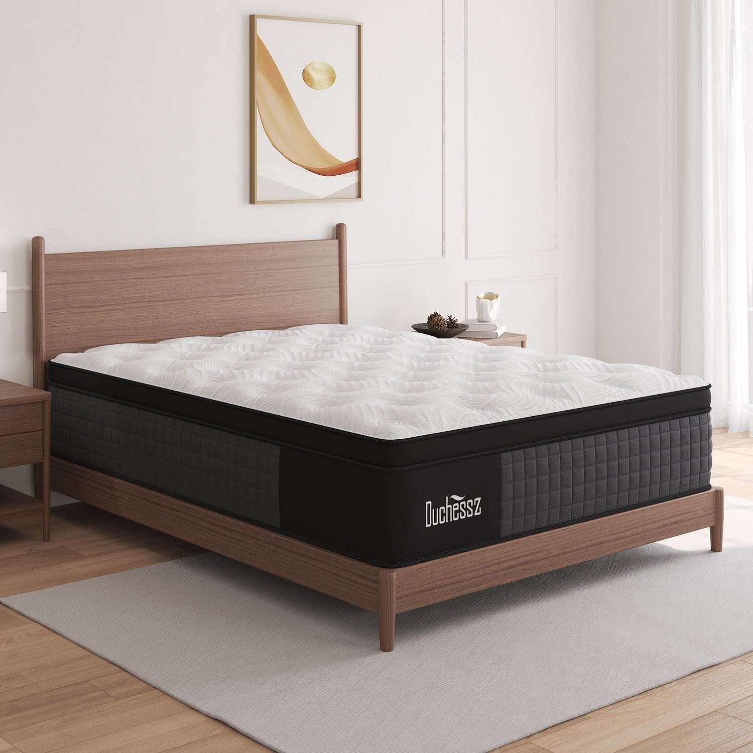 10″12″14″ Twin Full Queen King Size Mattress in a Box Hybrid Spring Memory Foam