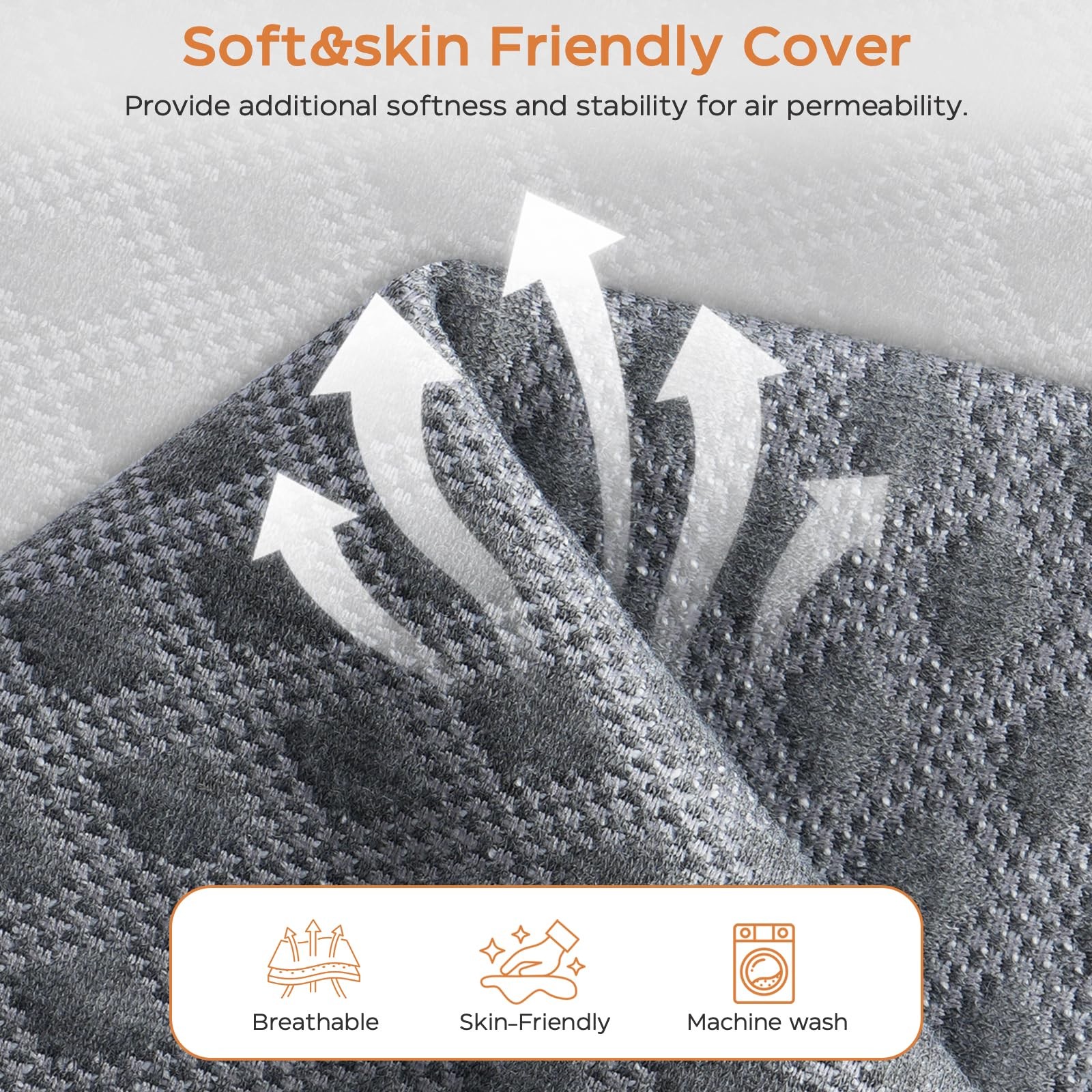 Tri Folding Mattress Twin Size – Memory Foam Tri-fold Handle & Non-Slip Botto…