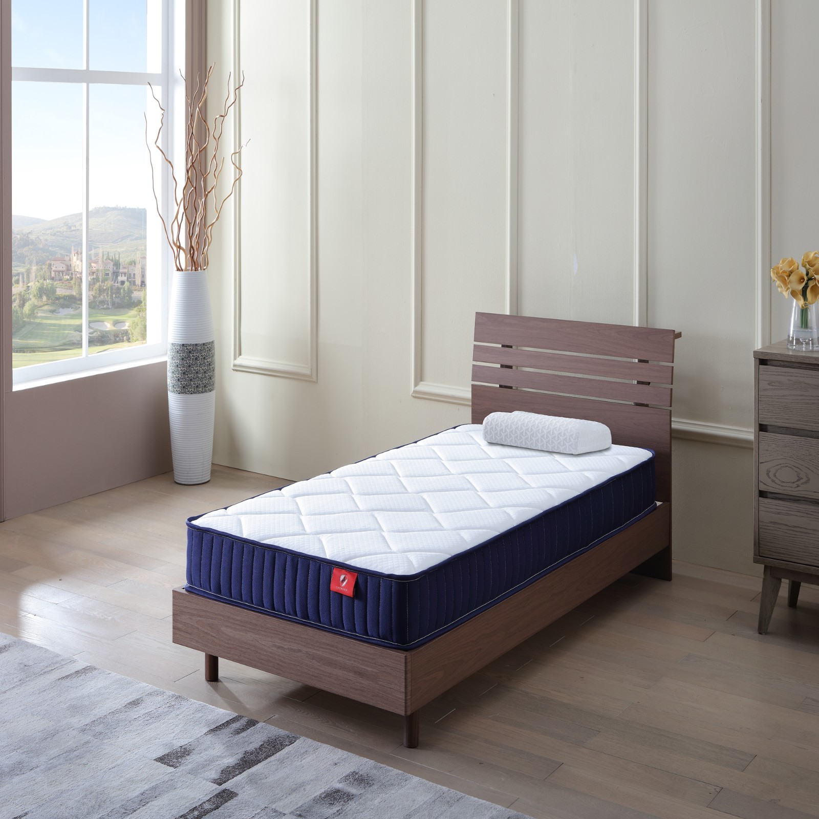 6″ Twin Hybrid Mattress – Motion Isolation, Pressure Relief, Medium Soft