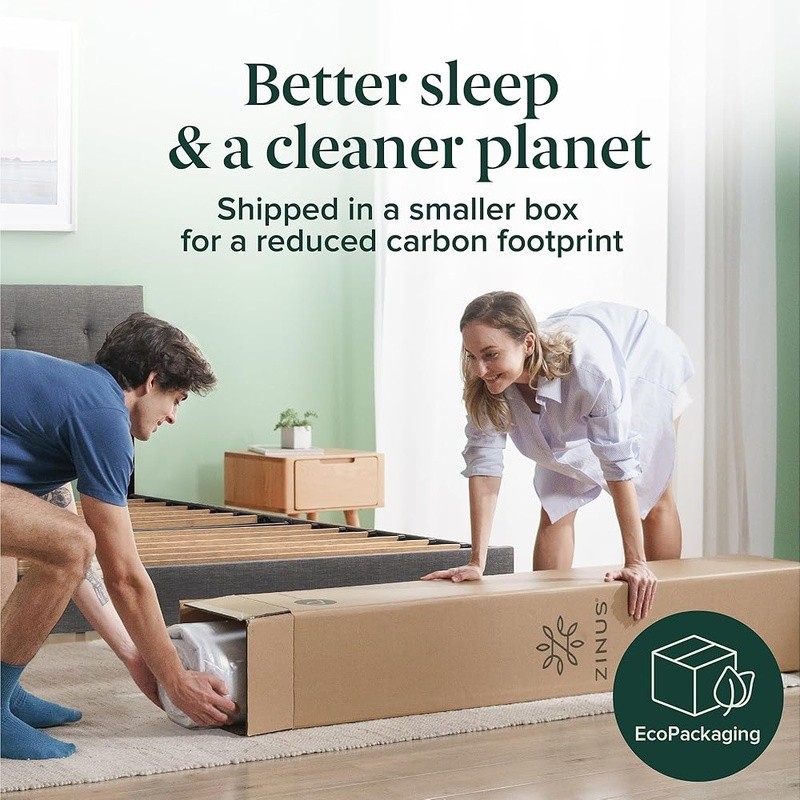 Hybrid Twin XL Mattress Foam Tight Top Medium Firm Support Eco-Friendly New