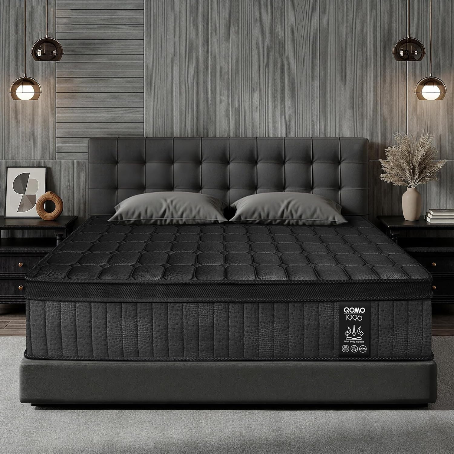 10-Inch Twin Memory Foam Mattress with Pocket Springs – Medium Firm, Pressure Re