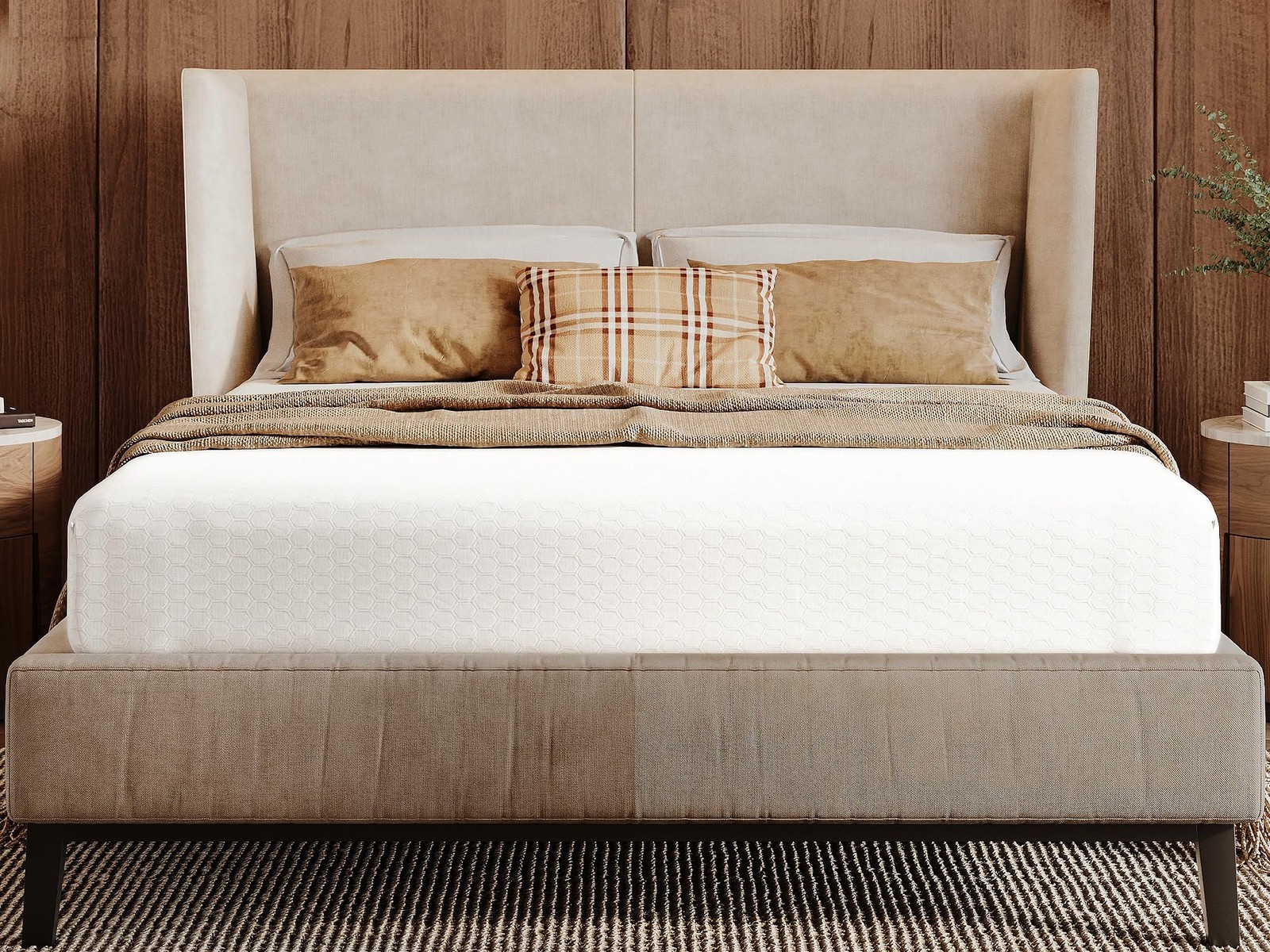Twin Size 8-Inch Gel Memory Foam Mattress, Comfortable with Pressure Relievin…