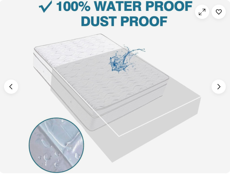 2-Pack 5 Mil Transparent Mattress Bags for Twin/Full Heavy Duty BYSURE
