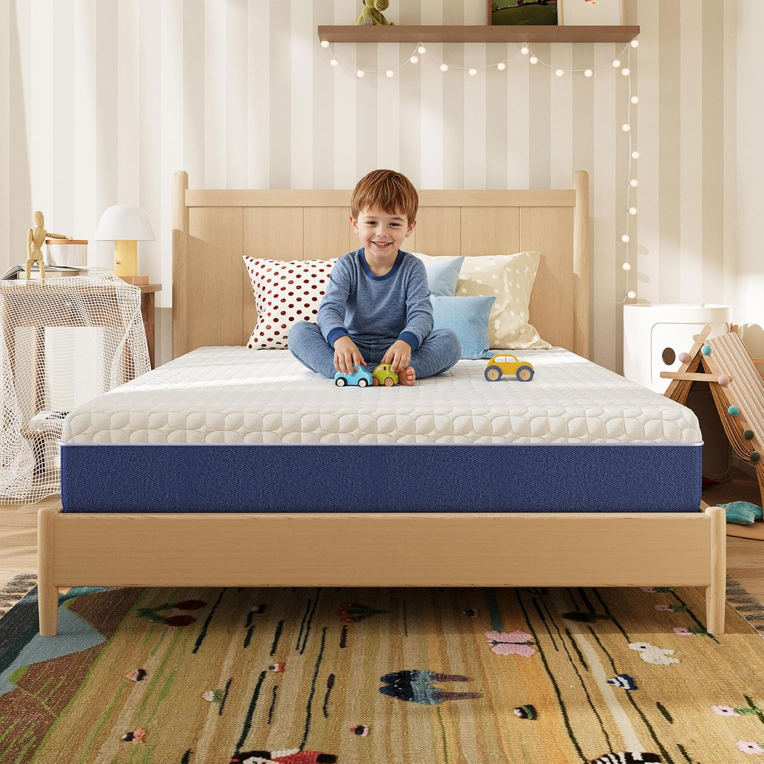 8″ Firm Gel Memory Foam Full Mattress – Pressure Relief & Spinal Support