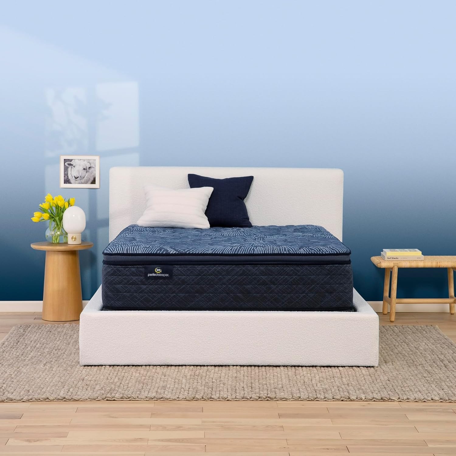 Serta Perfect Sleeper Ultimate 14.5″ Queen Mattress – Firm Pillow Top, Cooling G