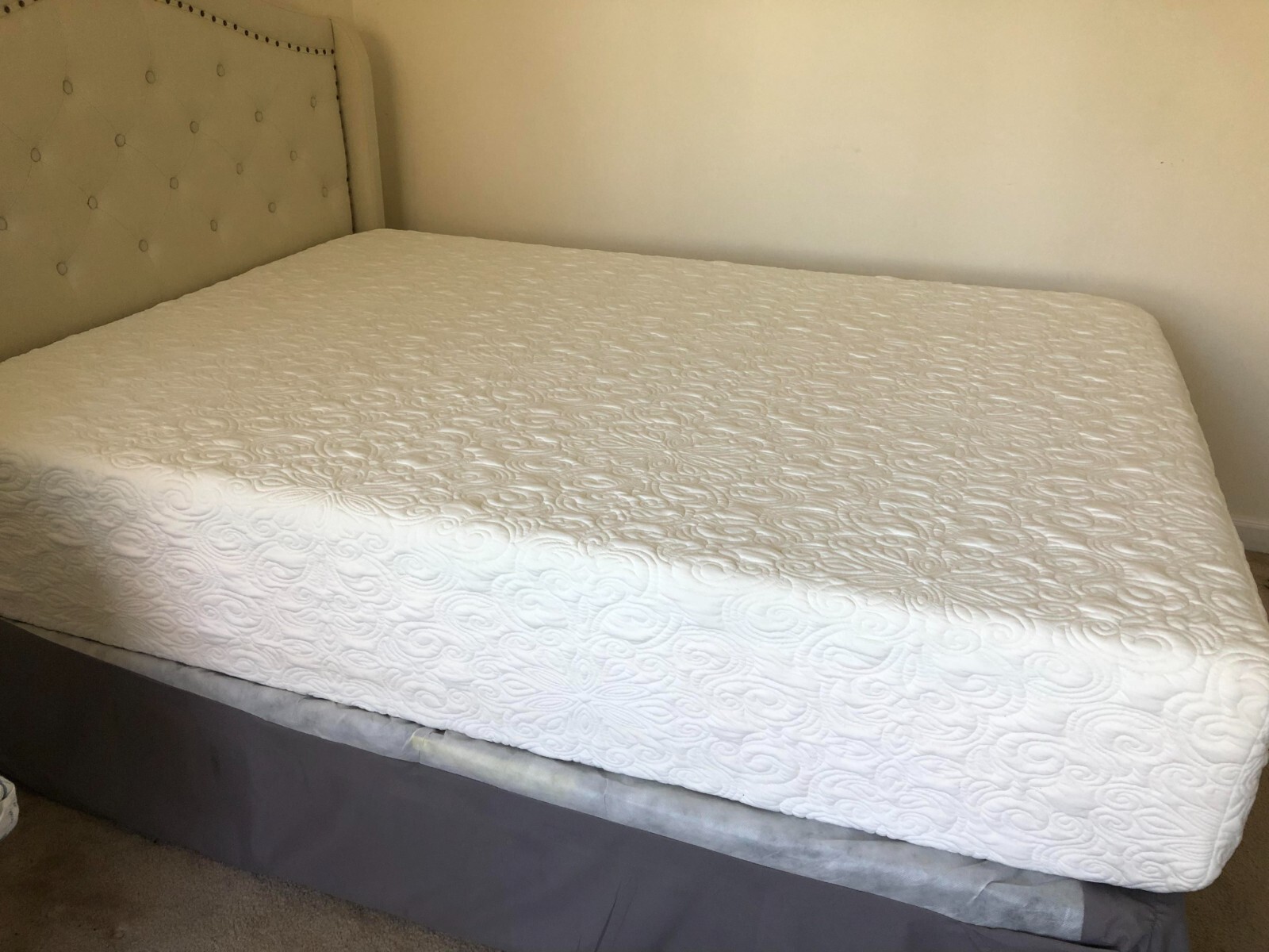 Zinus Mattress, Full, 12 inch, Memory Foam + Bed Frame and Headboard