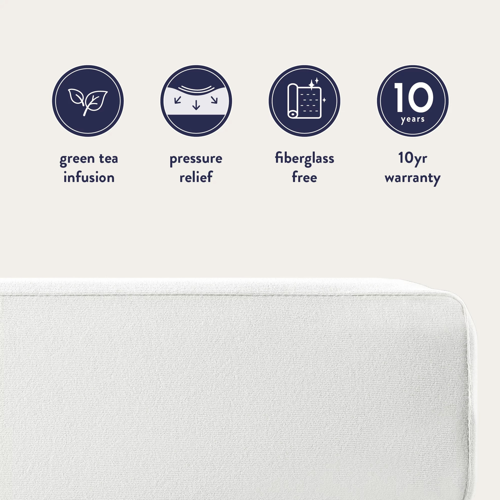 Colchón De Espuma Viscoelástica Tea 6 Pulgadas Para Cama Twin Barato En Oferta
