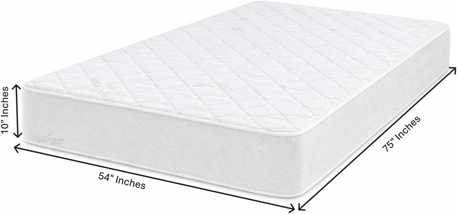 Oliver Smith 10-Inch Luxury Full Memory Foam Mattress Cool Memory Foam with 600