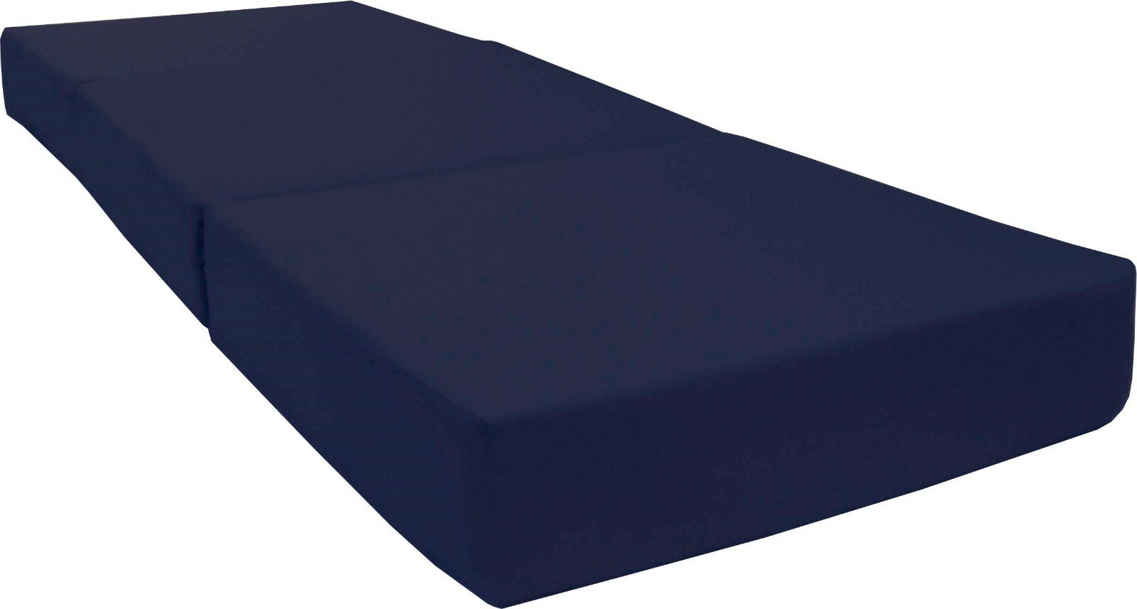 Shikibuton Trifold Foam Beds 1.8 lbs Density, Folding Mattress 6x27x75, Navy