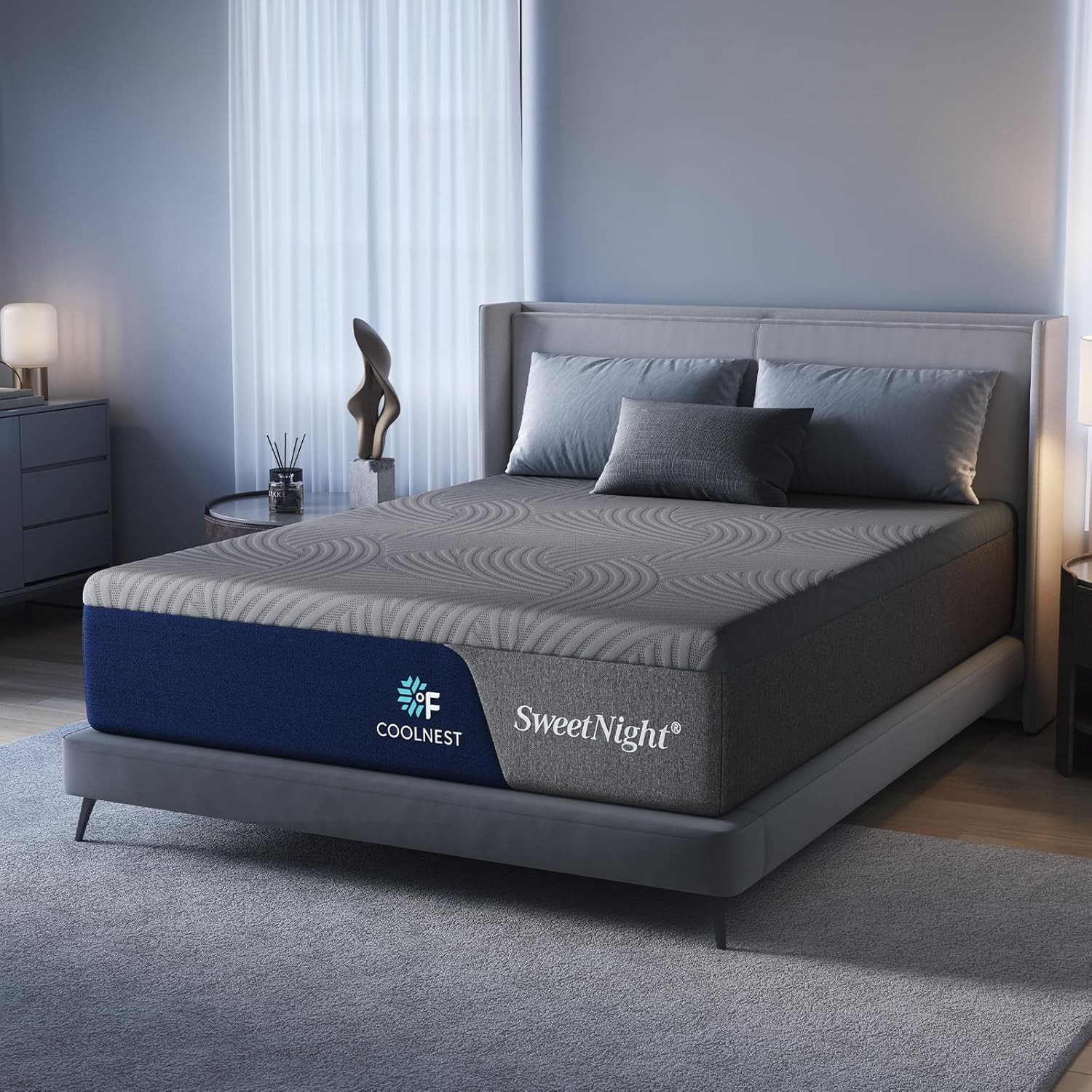 CoolNest Mattress, Cooling Memory Foam Mattress for Cool Night