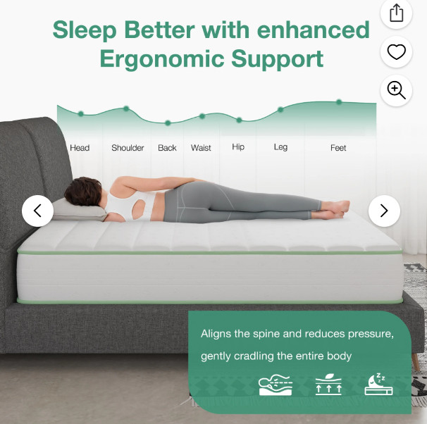 best twin hybrid mattr6-inch Twin Hybrid Mattress,twin mattress,hybird mattress