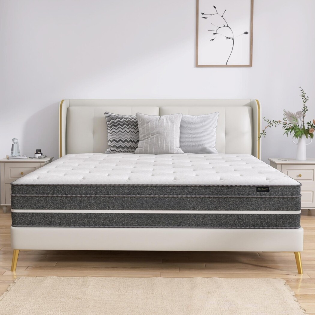 12″14″ Twin Full Queen King Size Mattress Memory Foam Hybrid Spring Bed in a Box