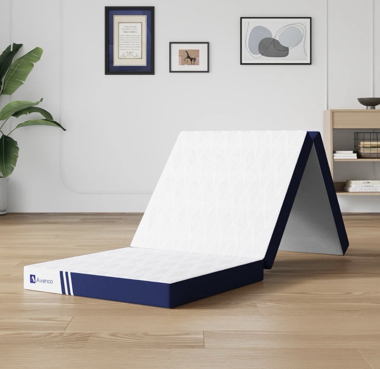Avenco Tri-Fold Memory Foam Mattress 75x25x4 Open Box
