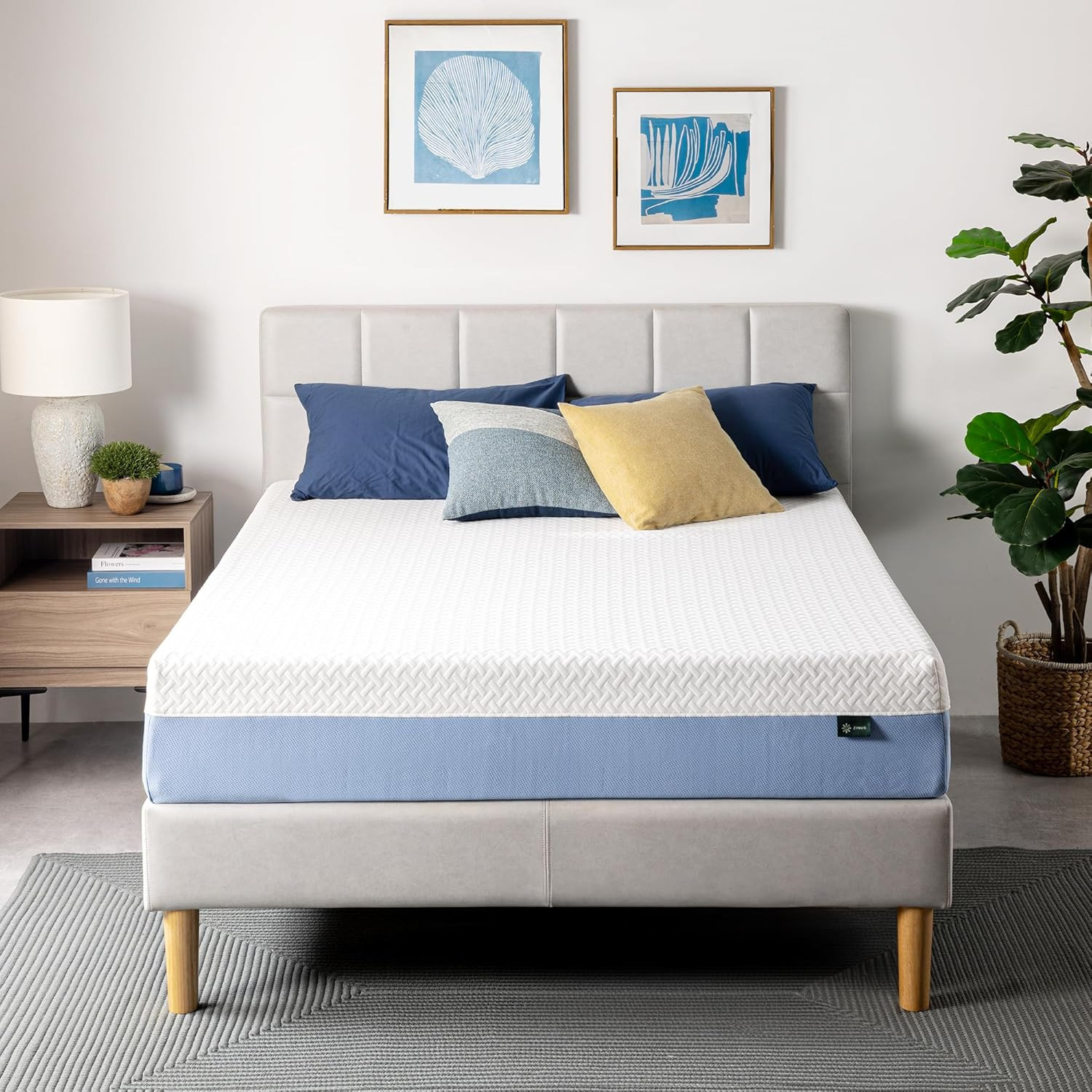 10 Inch Queen Cooling Essential Memory Foam Mattress [Newversion], Fiberglass Fr