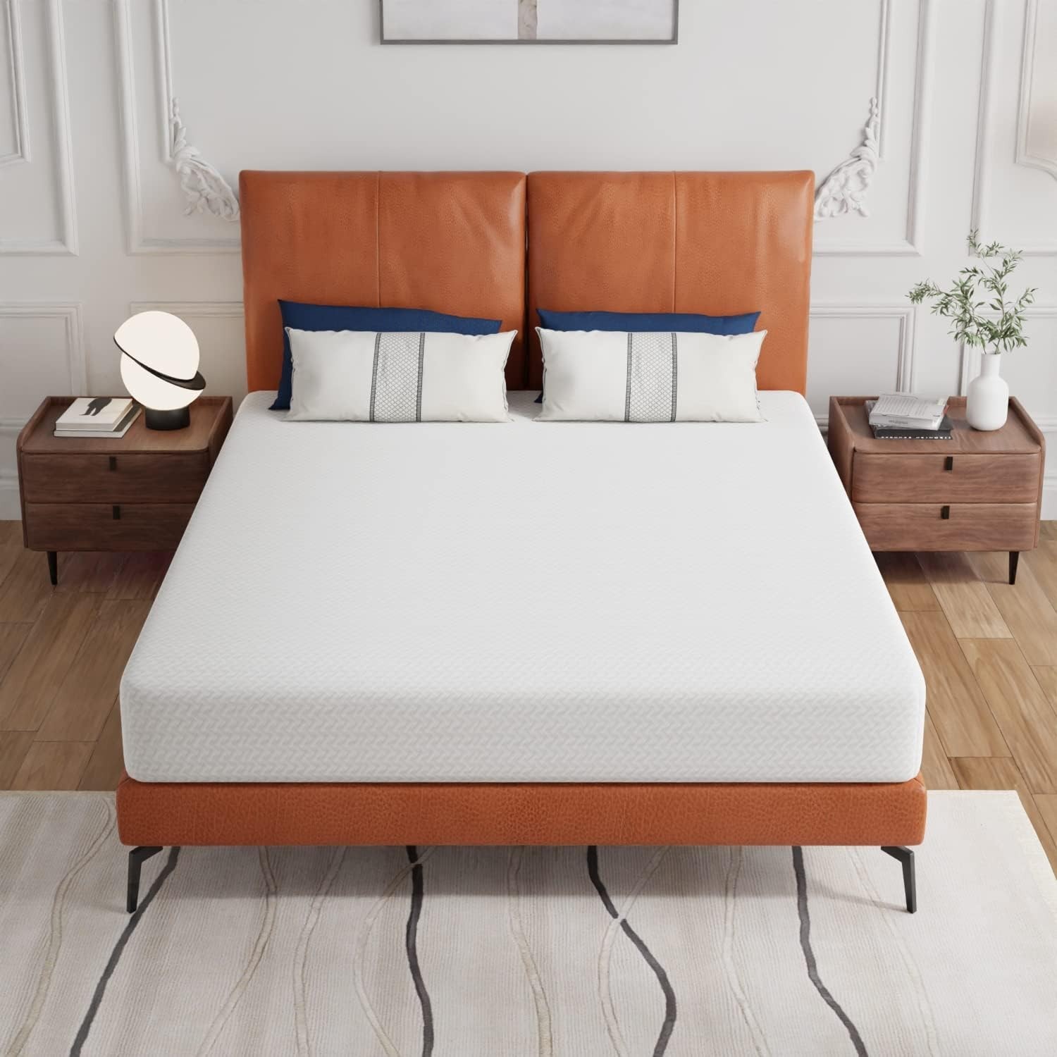 CertiPUR Certified Queen Mattress – 8-Inch Cooling Gel & Pressure Relief Design