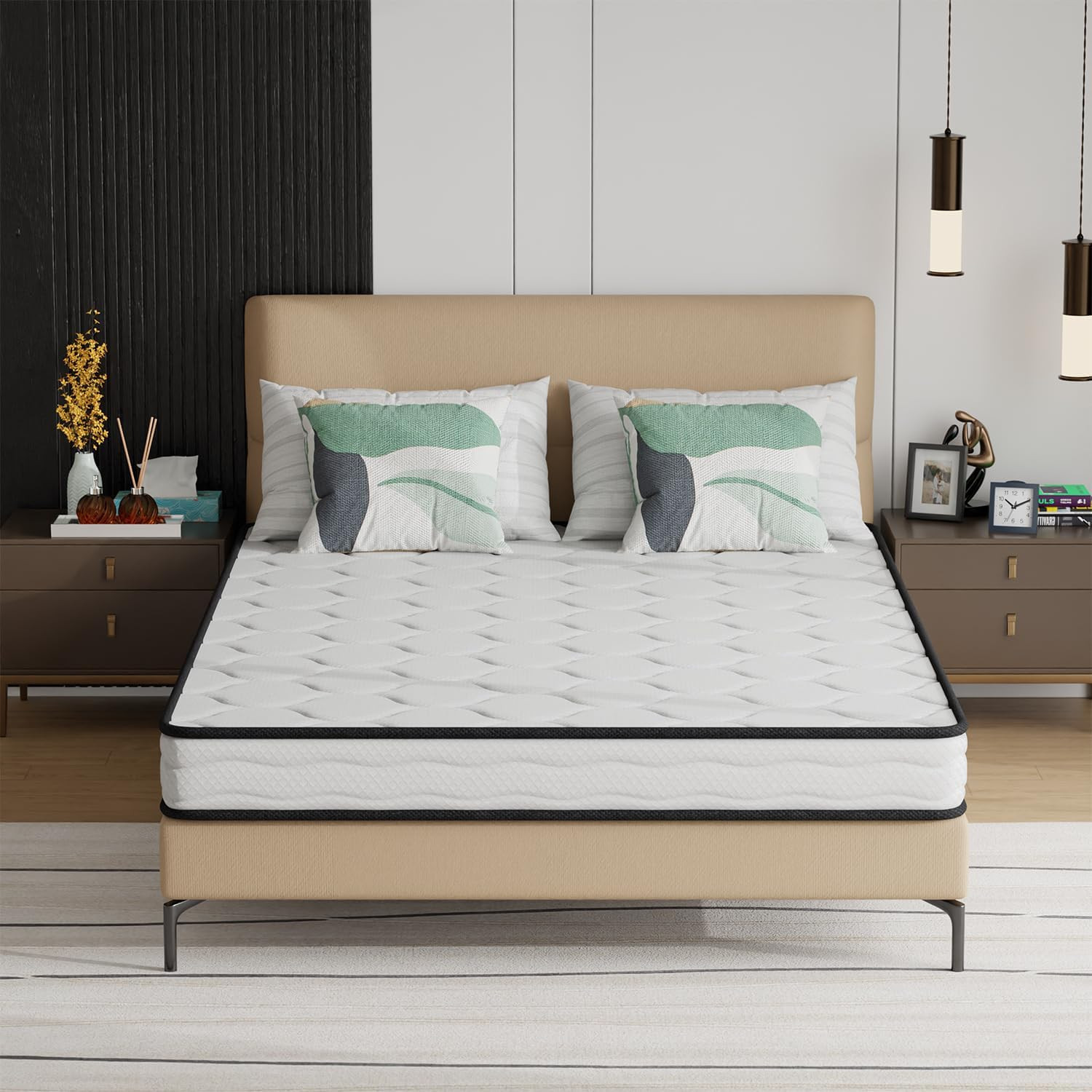 6″ Medium Firm Hybrid Mattress – Pocket Spring & Foam, CertiPUR-US
